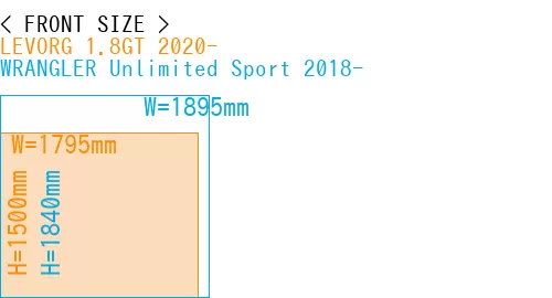 #LEVORG 1.8GT 2020- + WRANGLER Unlimited Sport 2018-